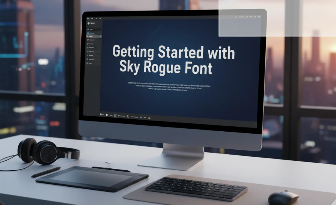 Getting Started with Sky Rogue Font