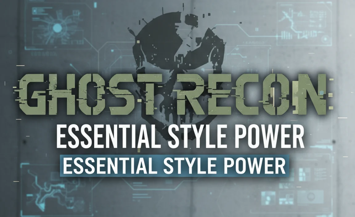 Ghost Recon Font: Essential Style Power