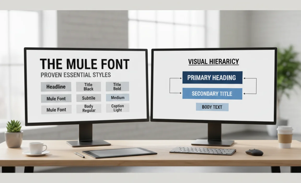 How The Mule Font Styles Work Together: Building a Visual Hierarchy