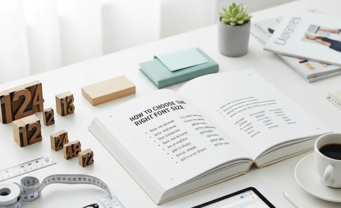 How to Choose the Right Font Size