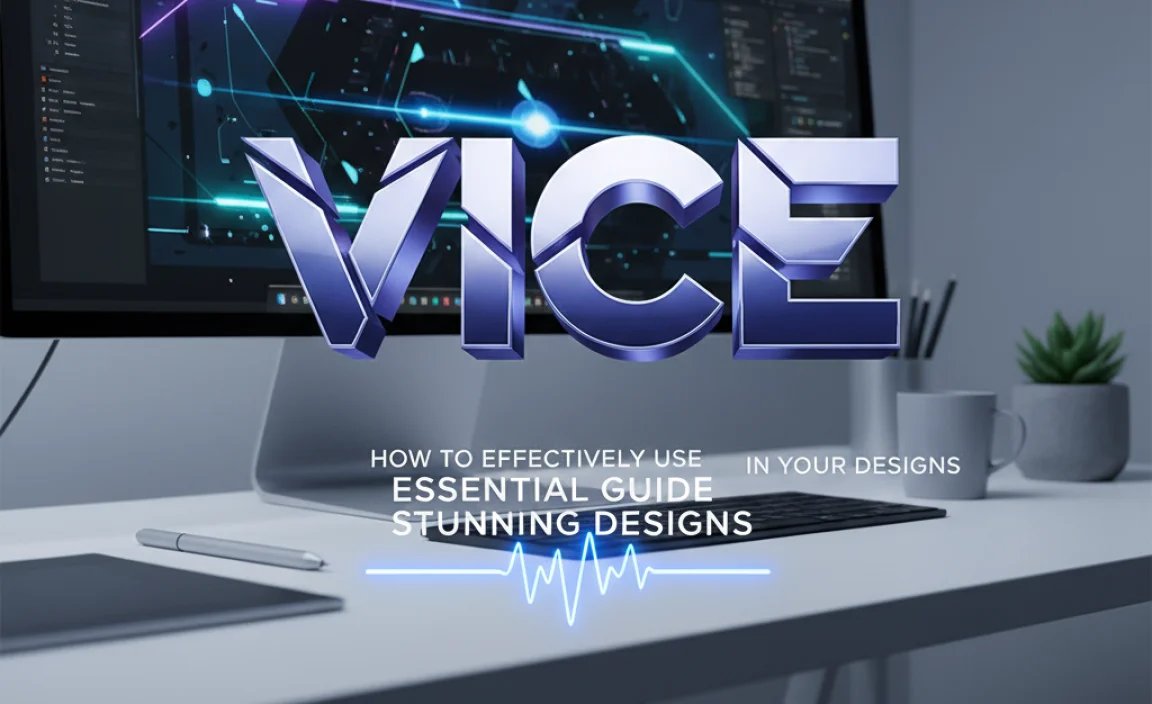 How to Effectively Use Vice Fonts in Your Designs
