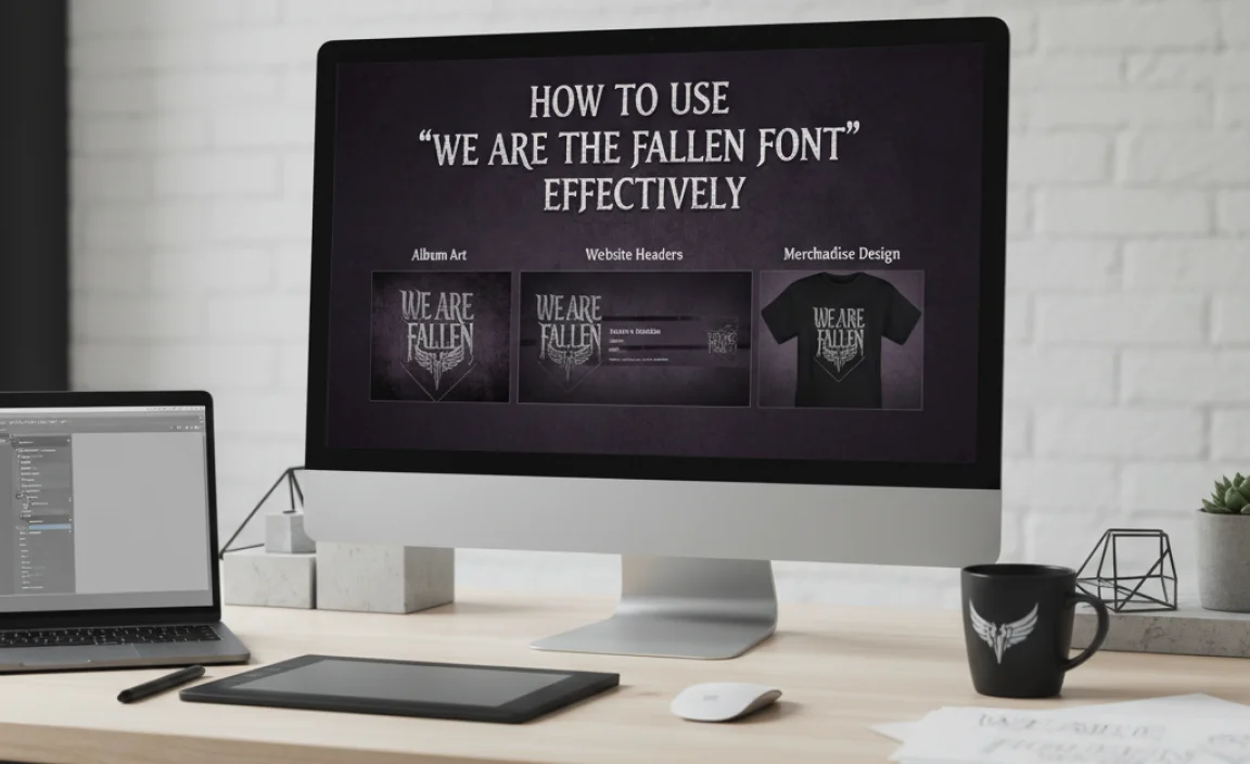 How to Use “We Are the Fallen Font” Effectively