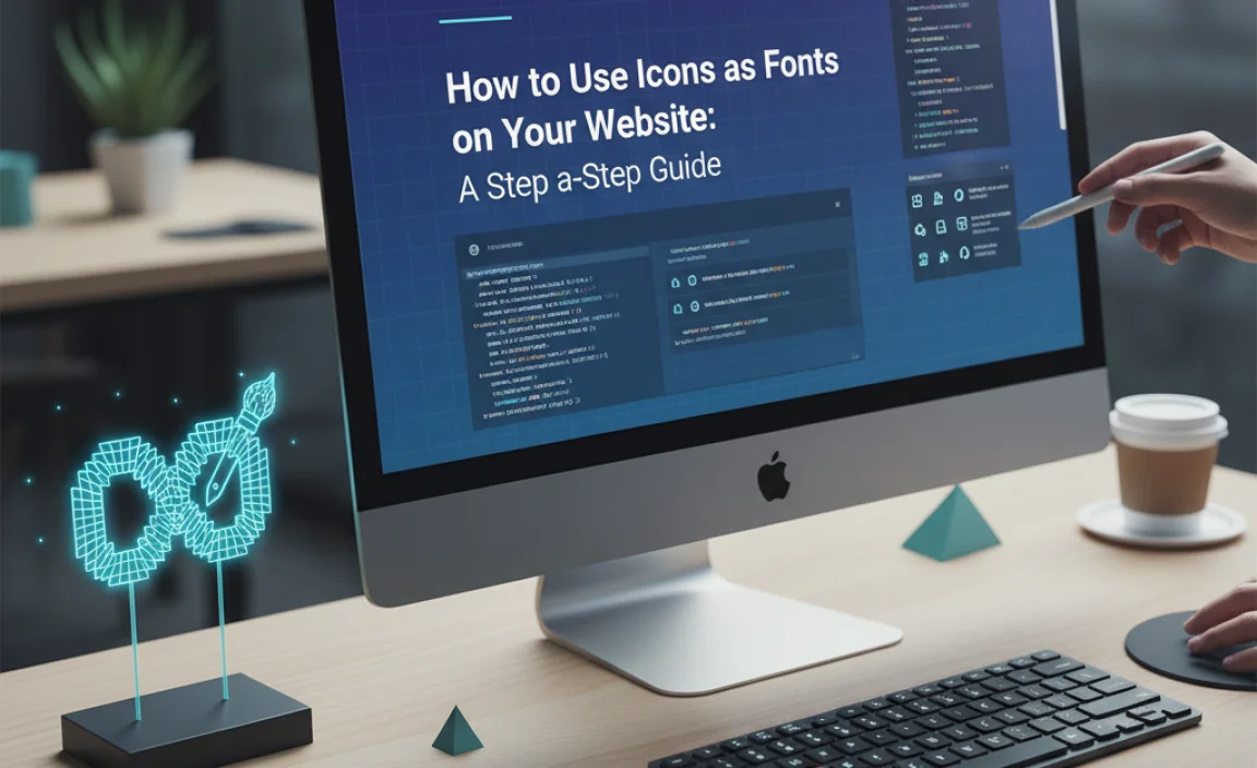 How to Use Icons as Fonts on Your Website: A Step-by-Step Guide