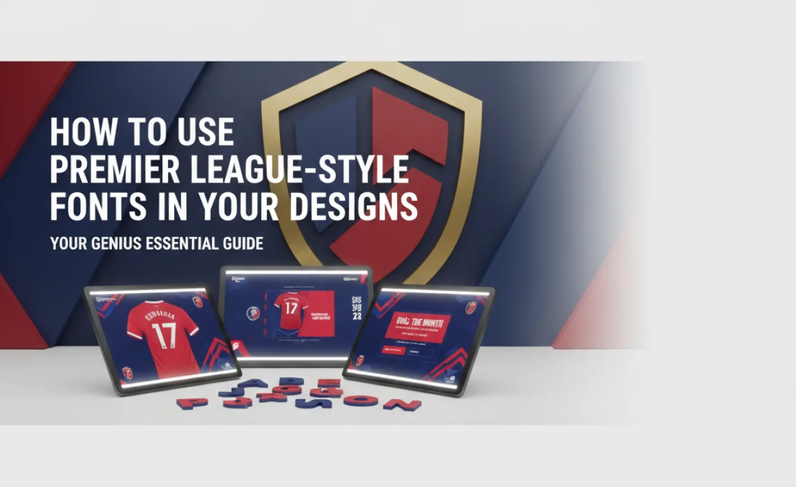 How to Use Premier League-Style Fonts in Your Designs