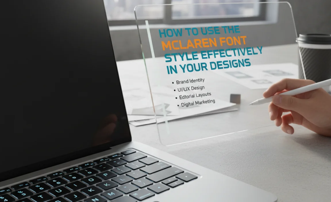 How to Use the McLaren Font Style Effectively in Your Designs