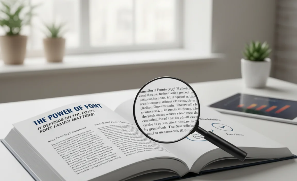 It Depends on the Font: Font Family Matters!