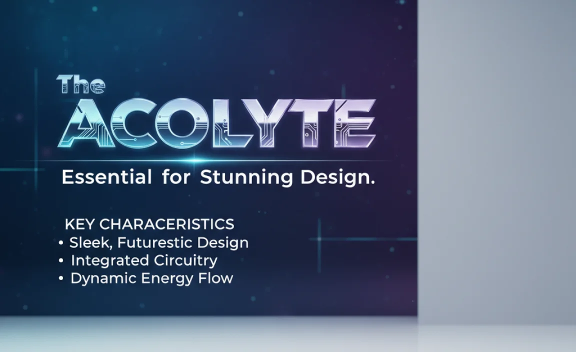 Key Characteristics of The Acolyte Font