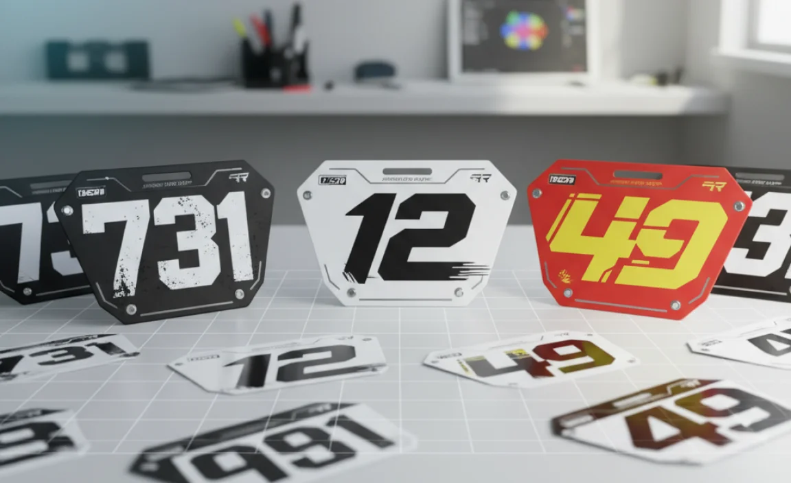 Key Considerations for Motocross Number Fonts