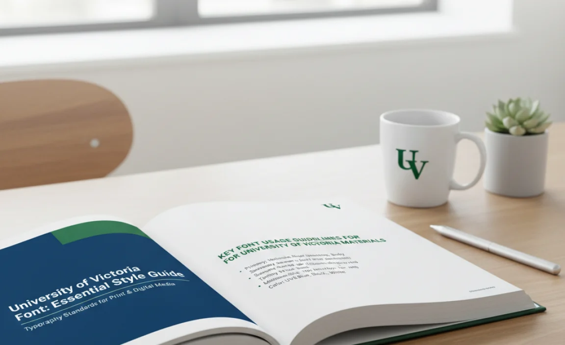 Key Font Usage Guidelines for University of Victoria Materials