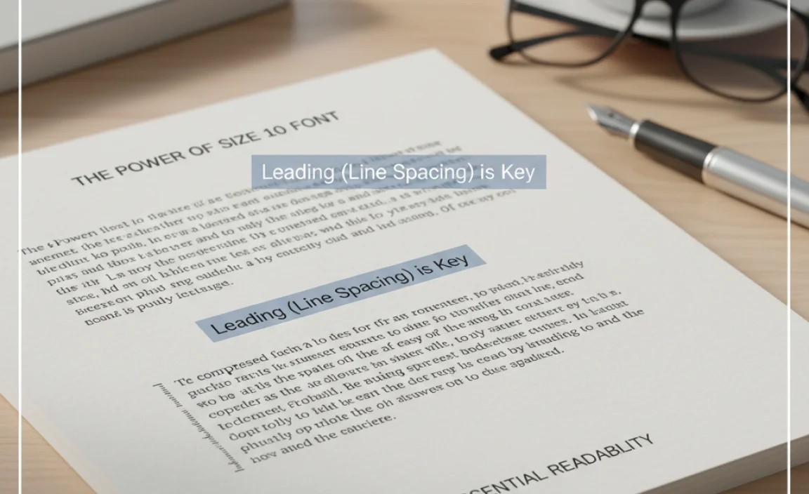 Leading (Line Spacing) is Key