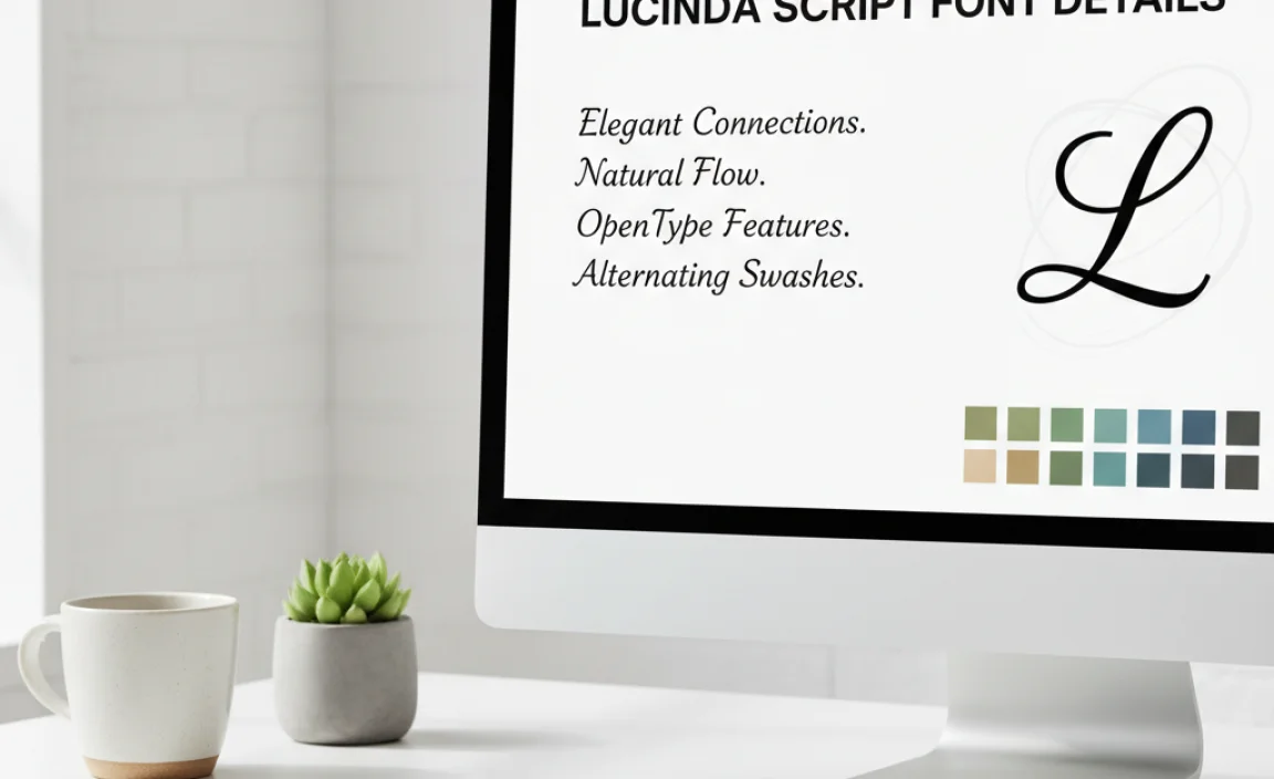 Lucinda Script Font Details