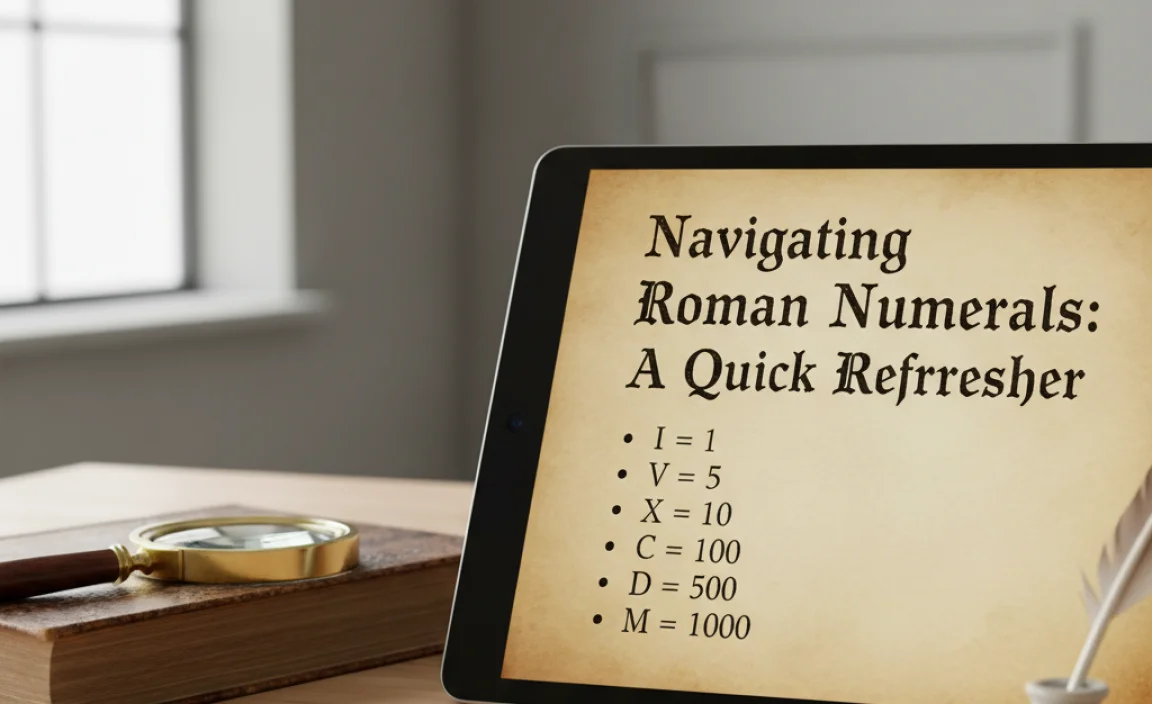 Navigating Roman Numerals: A Quick Refresher