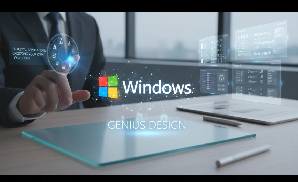 Practical Application: Choosing Your Own Logo Font