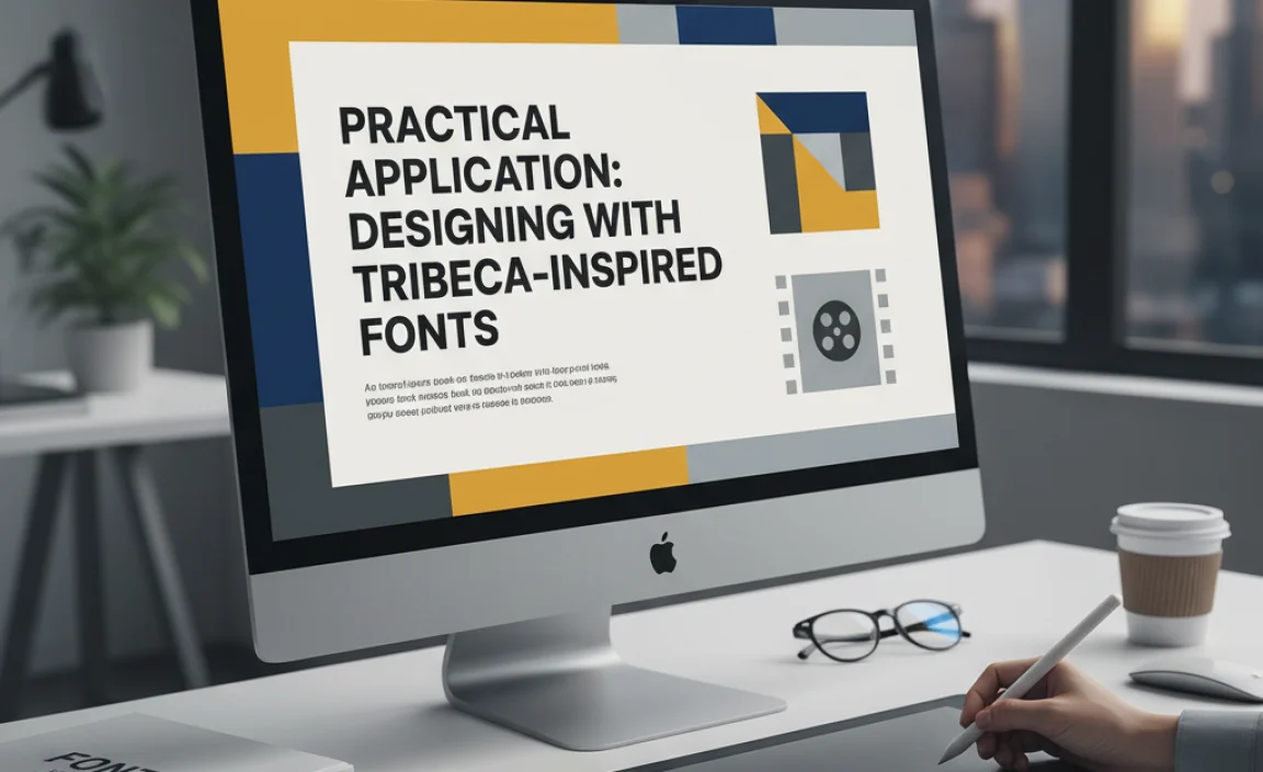 Practical Application: Designing with Tribeca-Inspired Fonts