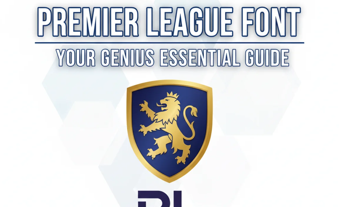 Premier League Font: Your Genius Essential Guide