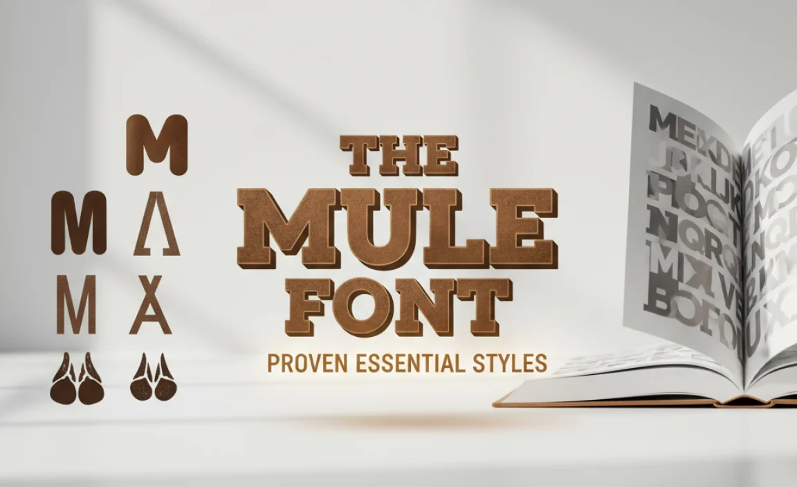 Proven Essential Styles of The Mule Font