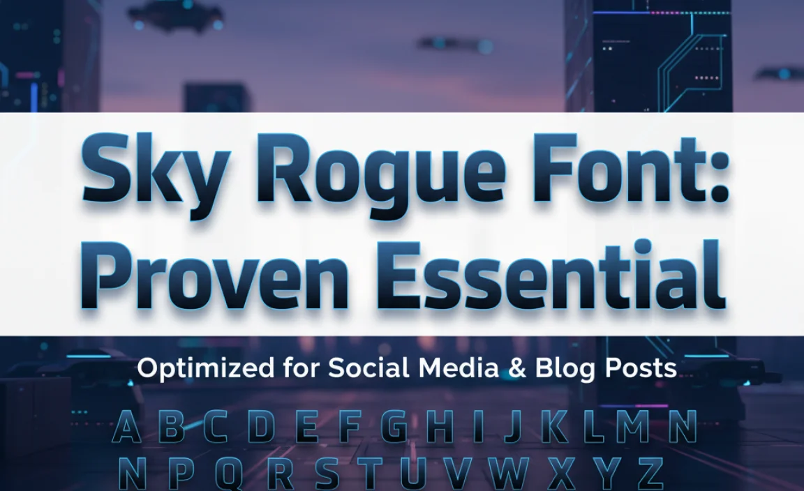Sky Rogue Font: Proven Essential