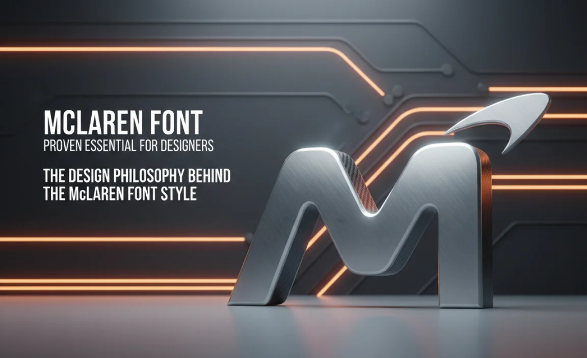 The Design Philosophy Behind the McLaren Font Style