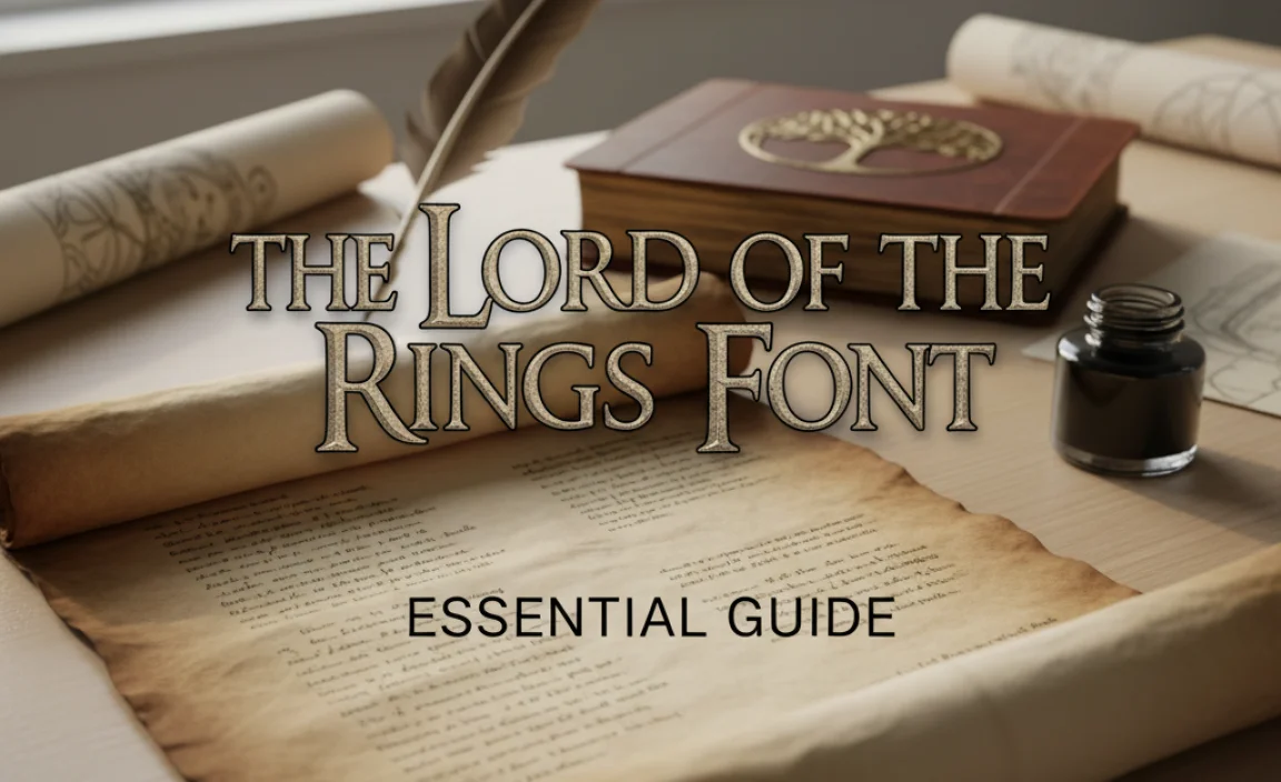 The Lord of the Rings Font: Essential Guide