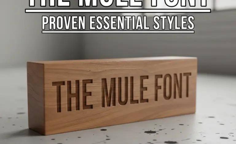 The Mule Font: Proven Essential Styles