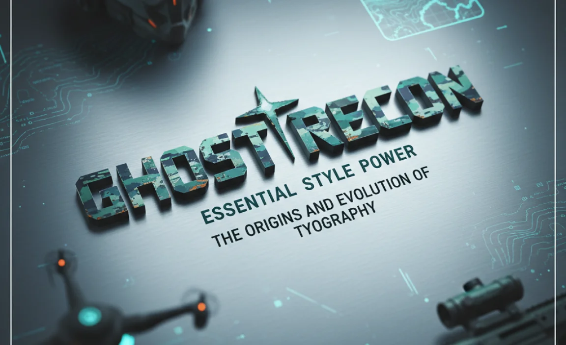 The Origins and Evolution of the Ghost Recon Typography