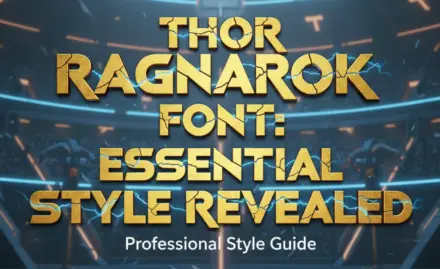 Thor Ragnarok Font: Essential Style Revealed