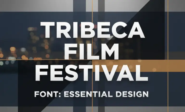 Tribeca Film Festival Font: Essential Design