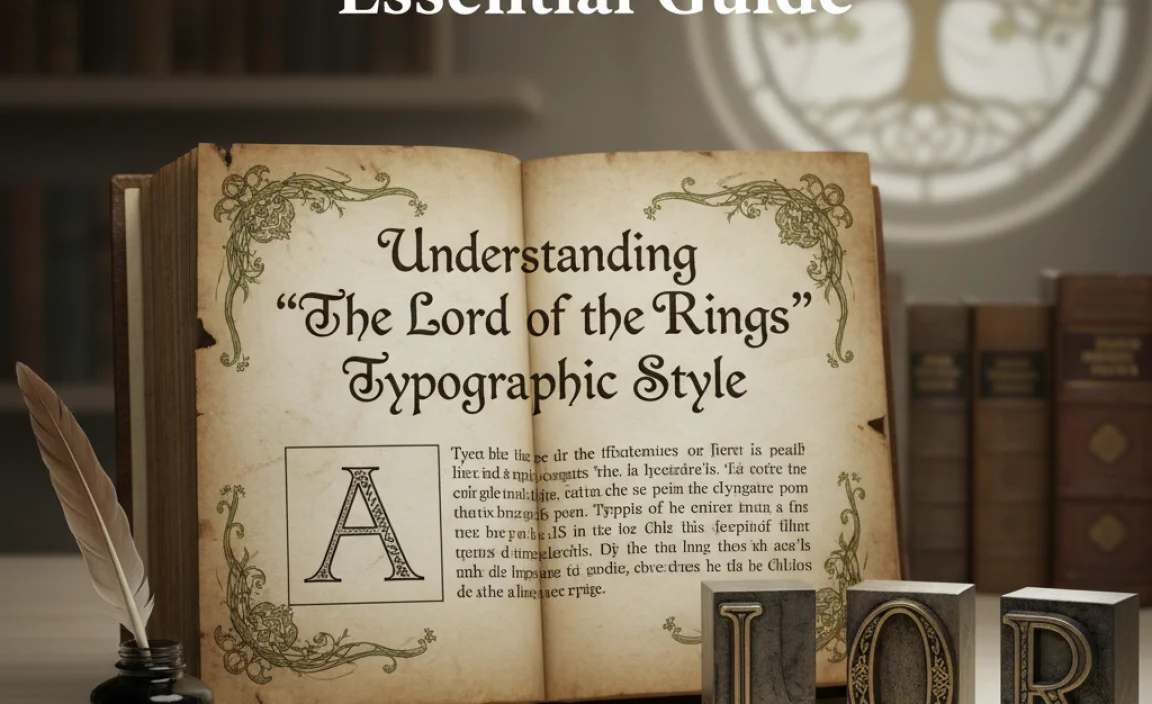 Understanding “The Lord of the Rings” Typographic Style