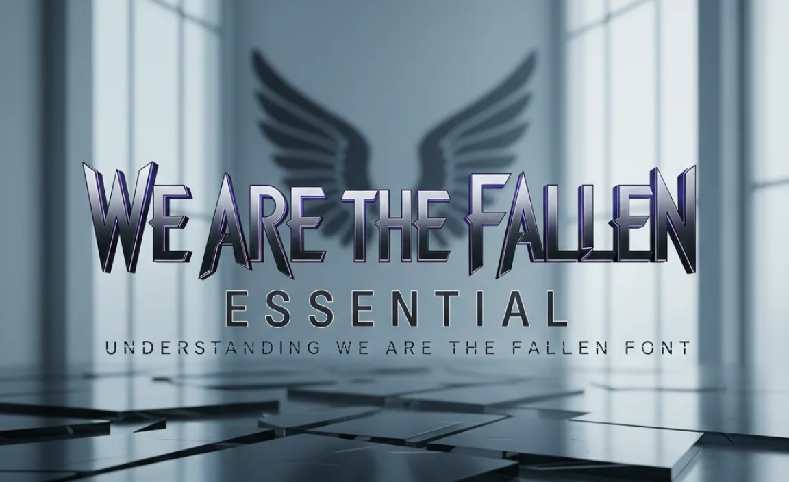 Understanding “We Are the Fallen Font”: More Than Just Letters