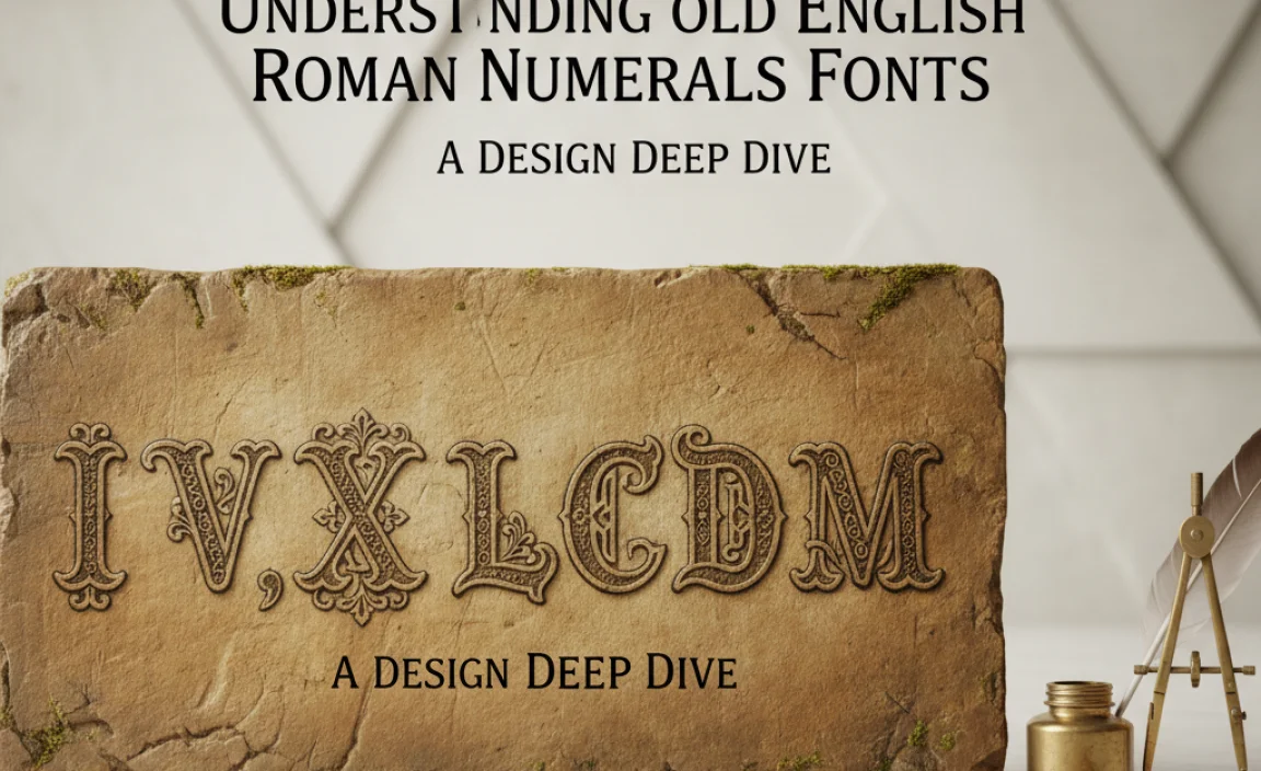 Understanding Old English Roman Numerals Fonts: A Design Deep Dive