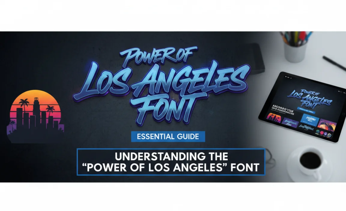 Understanding the “Power of Los Angeles” Font