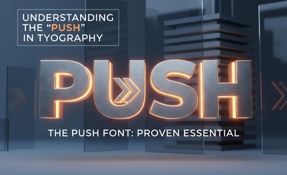 Understanding the &#8220;Push&#8221; in Typography