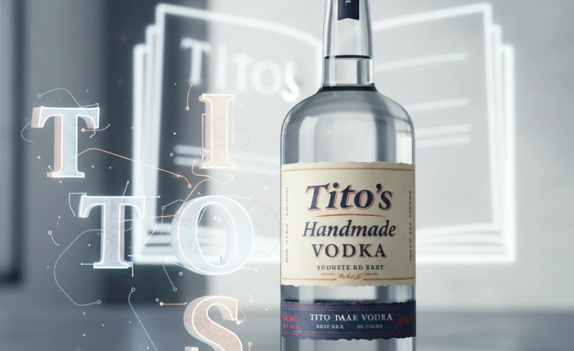 Understanding the Tito&#8217;s Vodka Font: More Than Just Letters