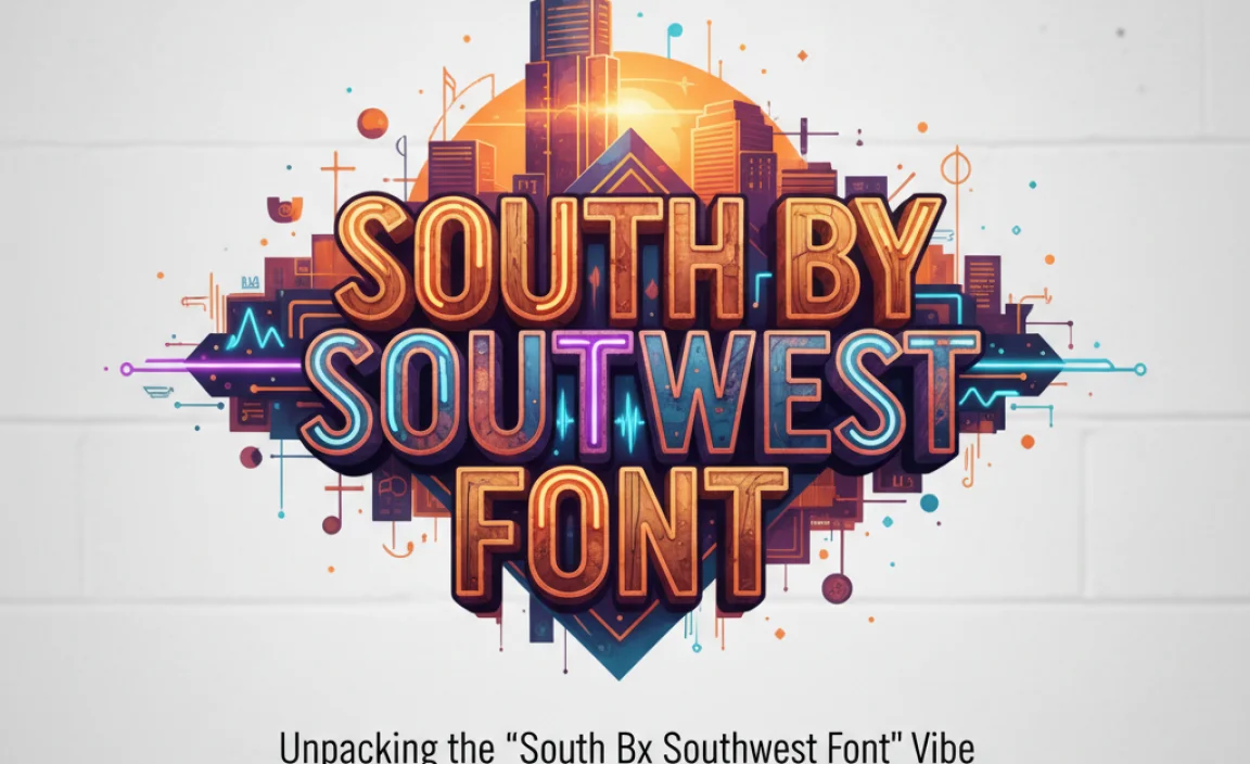 Unpacking the “South By Southwest Font” Vibe