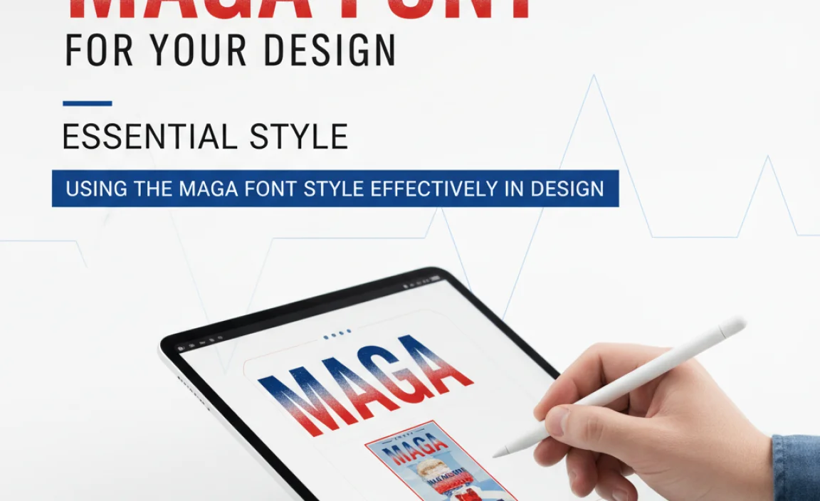Using the MAGA Font Style Effectively in Design