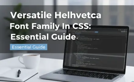 Versatile Helvetica Font Family In CSS: Essential Guide