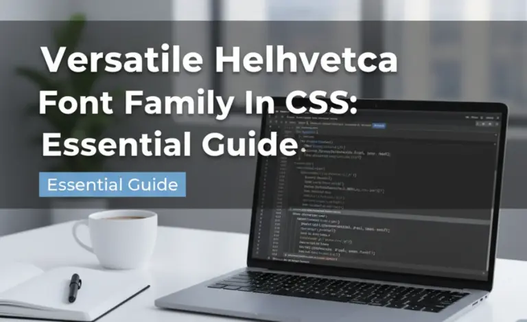 Versatile Helvetica Font Family In CSS: Essential Guide