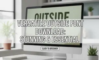 Versatile Outside Font Download: Stunning & Essential
