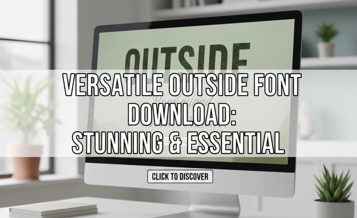 Versatile Outside Font Download: Stunning & Essential