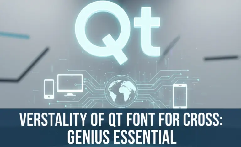 Versatility Of Qt Font For Cross: Genius Essential