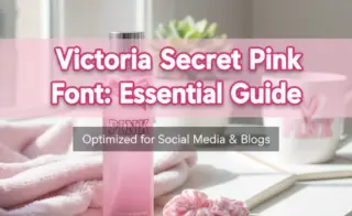 Victoria Secret Pink Font: Essential Guide