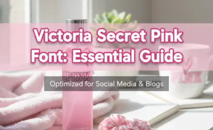 Victoria Secret Pink Font: Essential Guide