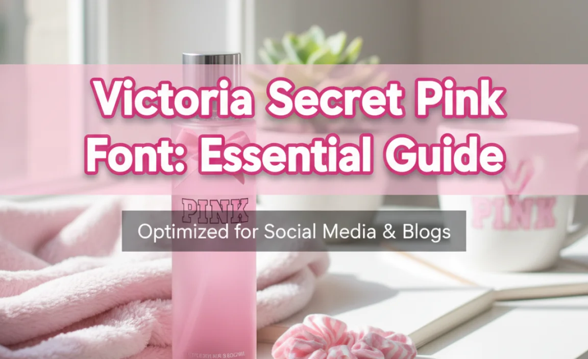 Victoria Secret Pink Font: Essential Guide