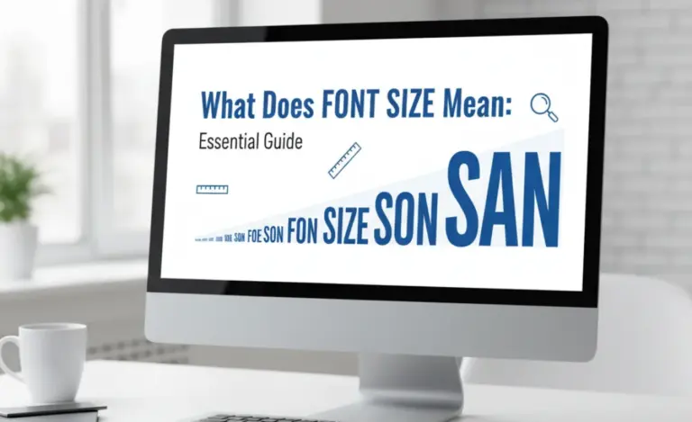 What Does Font Size Mean: Essential Guide