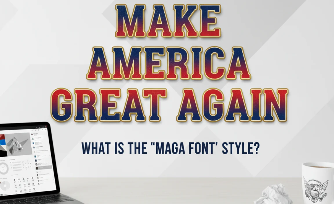What is the “MAGA Font” Style?