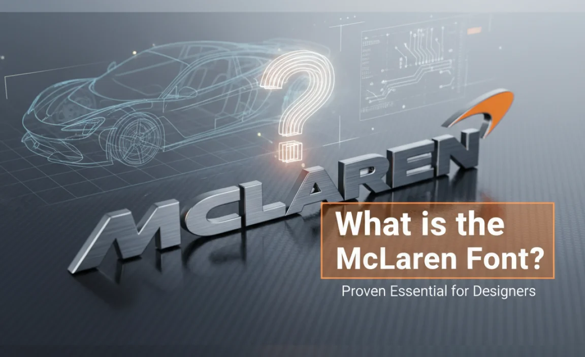 What is the McLaren Font?