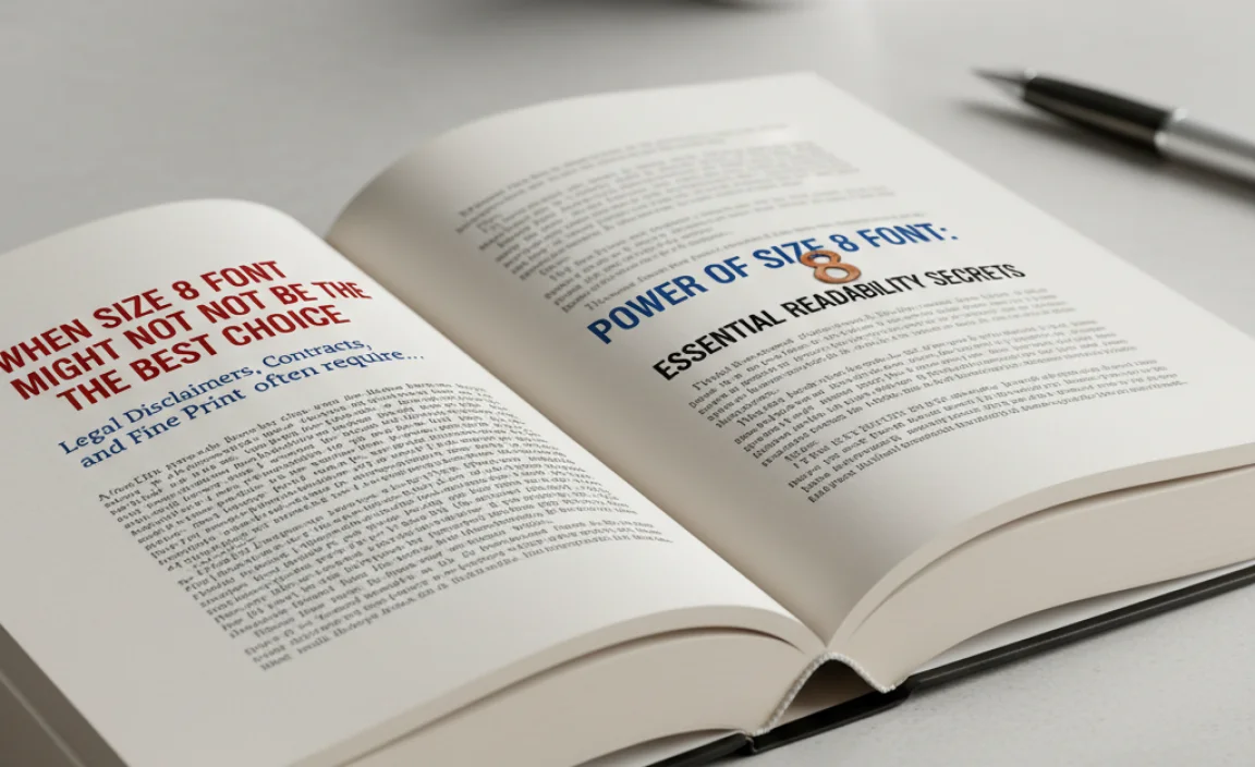 When Size 8 Font Might NOT Be the Best Choice