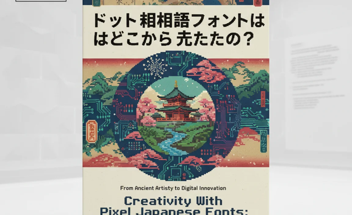 Where Do Pixel Japanese Fonts Originate From?