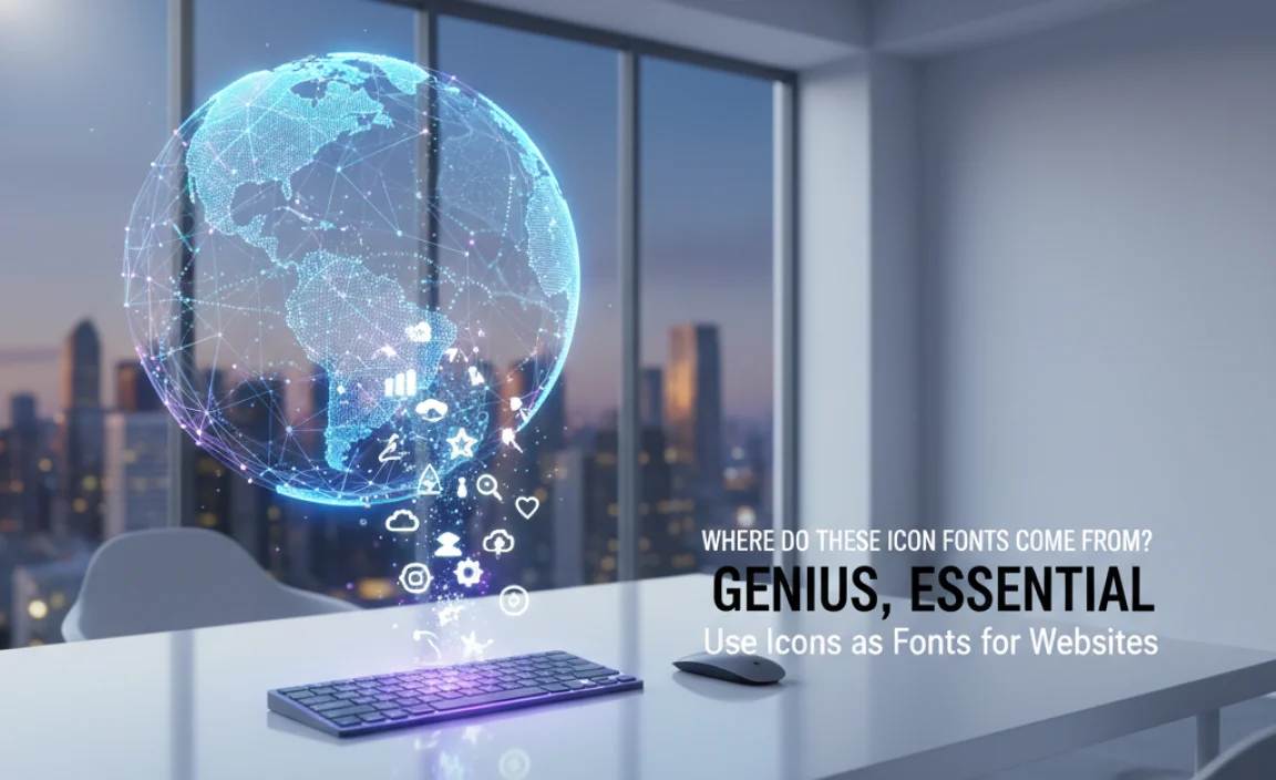 Where Do These Icon Fonts Come From?