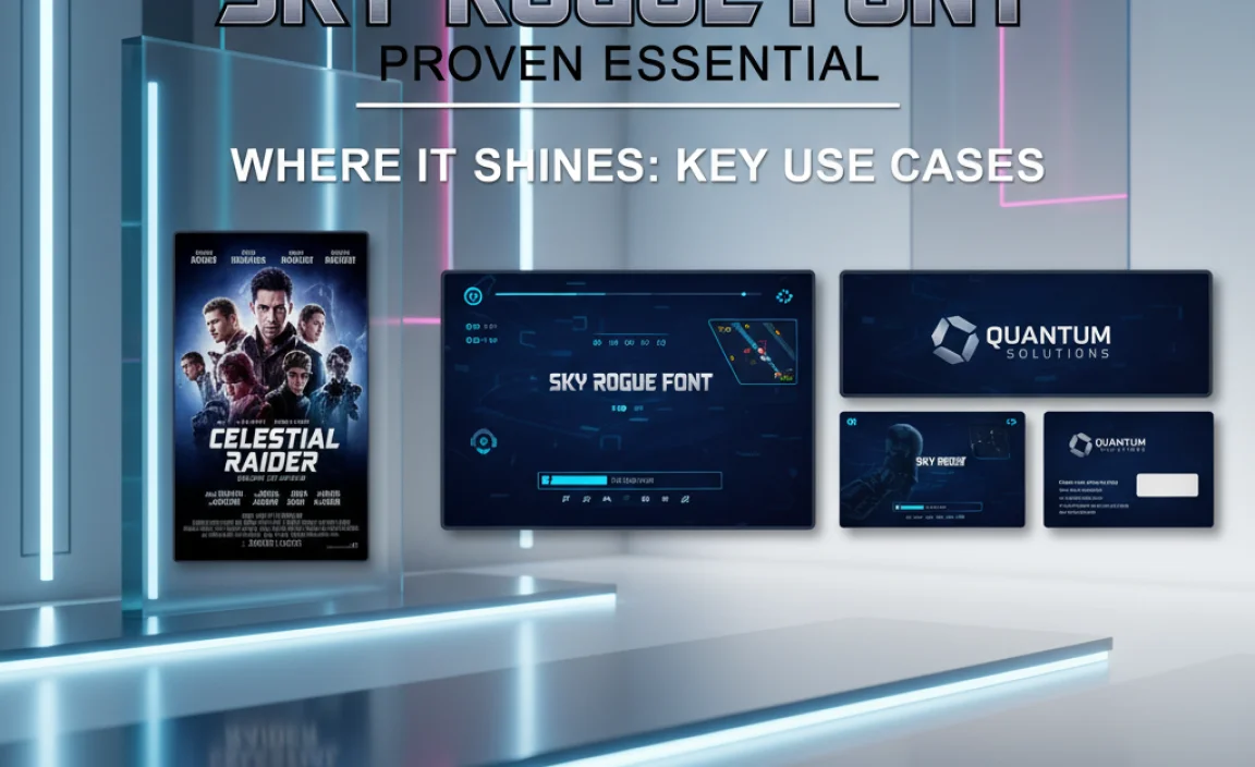 Where Sky Rogue Font Shines: Key Use Cases